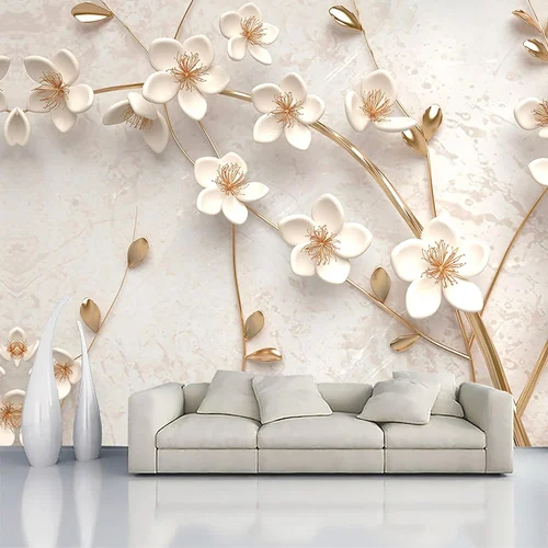 Waterproof PVC Wallpaper non adhesive (sq ft)